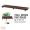 Stz 7-1/4 in. W X 36 in. D Brown Wood Shelf 1 pk 361 WOOD36-TB - alternate 2